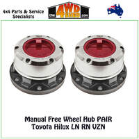 Hulk Free Wheel Hubs PAIR - Toyota Hilux LN RN VZN