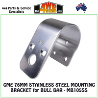 GME 76mm Stainless Steel Mounting Bullbar Bracket
