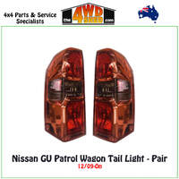 Nissan GU Patrol Wagon Tail Light 12/09-On - PAIR