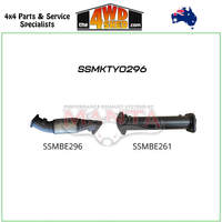 79 Series Toyota Landcruiser VDJ 4.5L 1VD V8 Turbo Diesel 2016-2024 3 inch Exhaust No CAT DPF Replacement