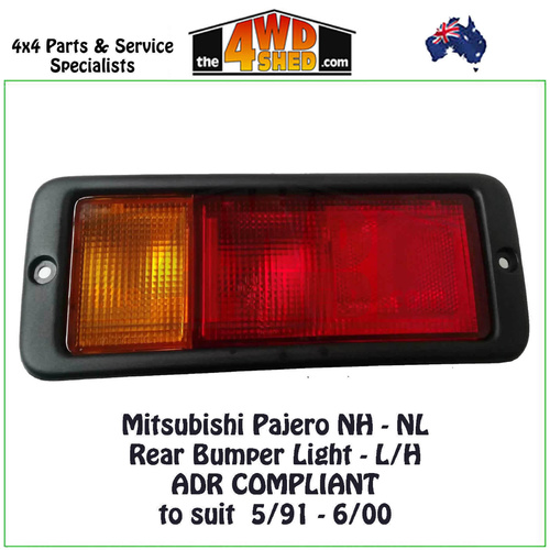 Pajero NH - NL Rear Bumper Bar Light - L/H