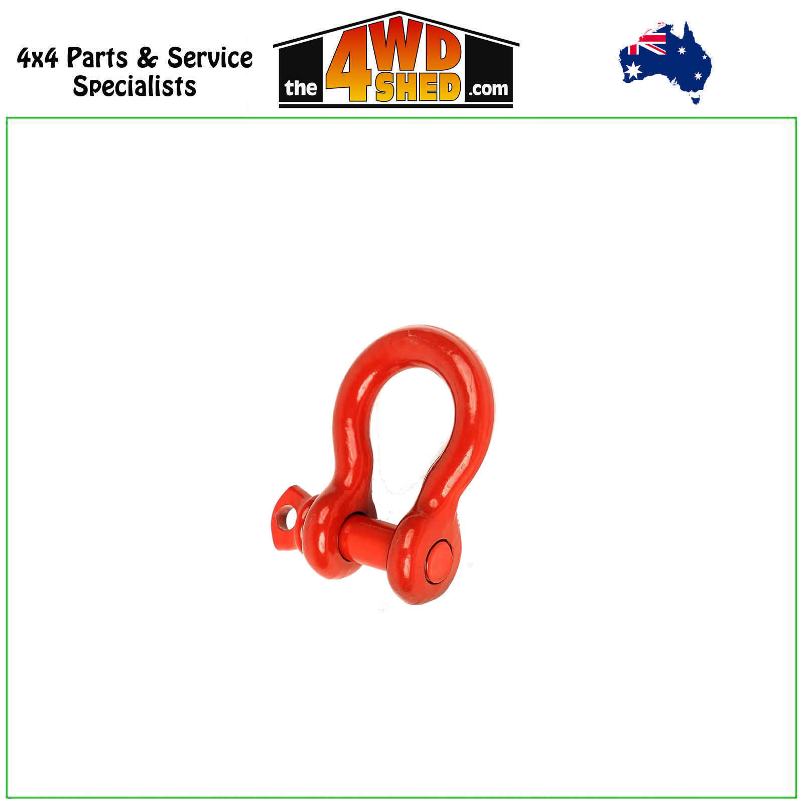 Recovery Bow Shackle 4.7T Red 4700kg