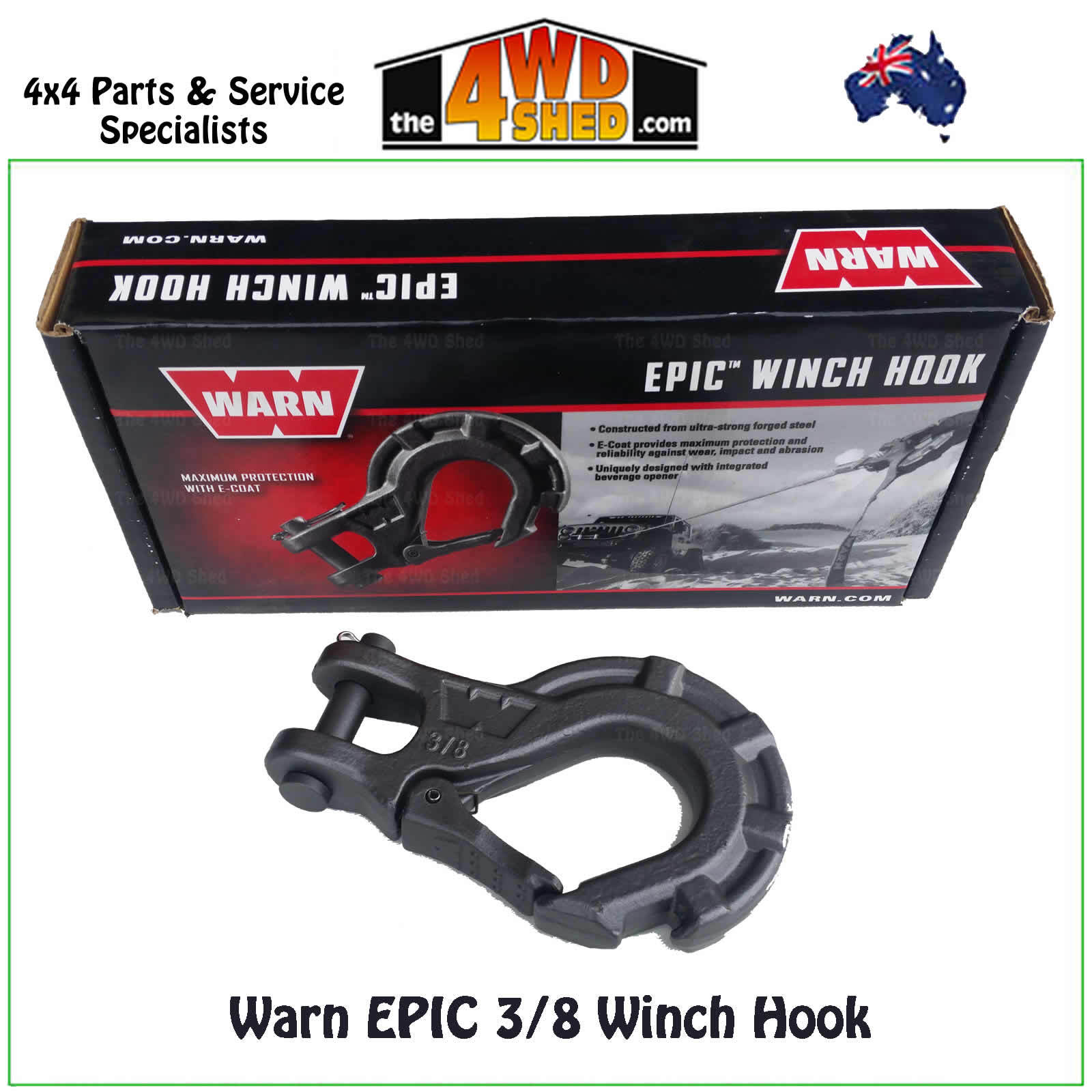 Warn Epic 3/8 Winch Hook