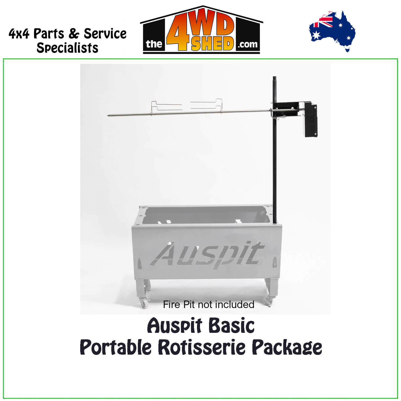 <span style="font-size: 18px;">Auspit Basic Portable Rotisserie Package</span>