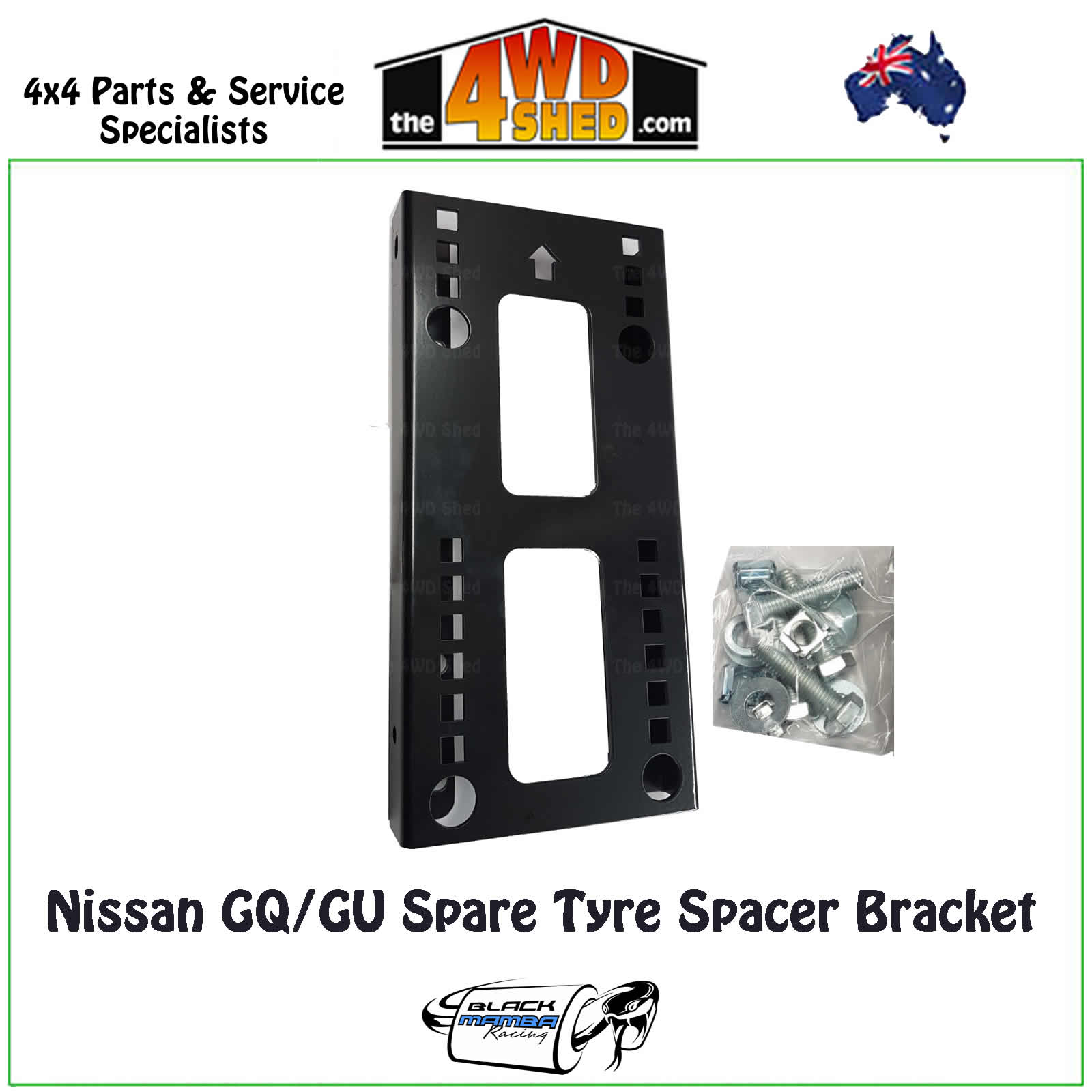 GQ/GU Spare Tyre Spacer Bracket