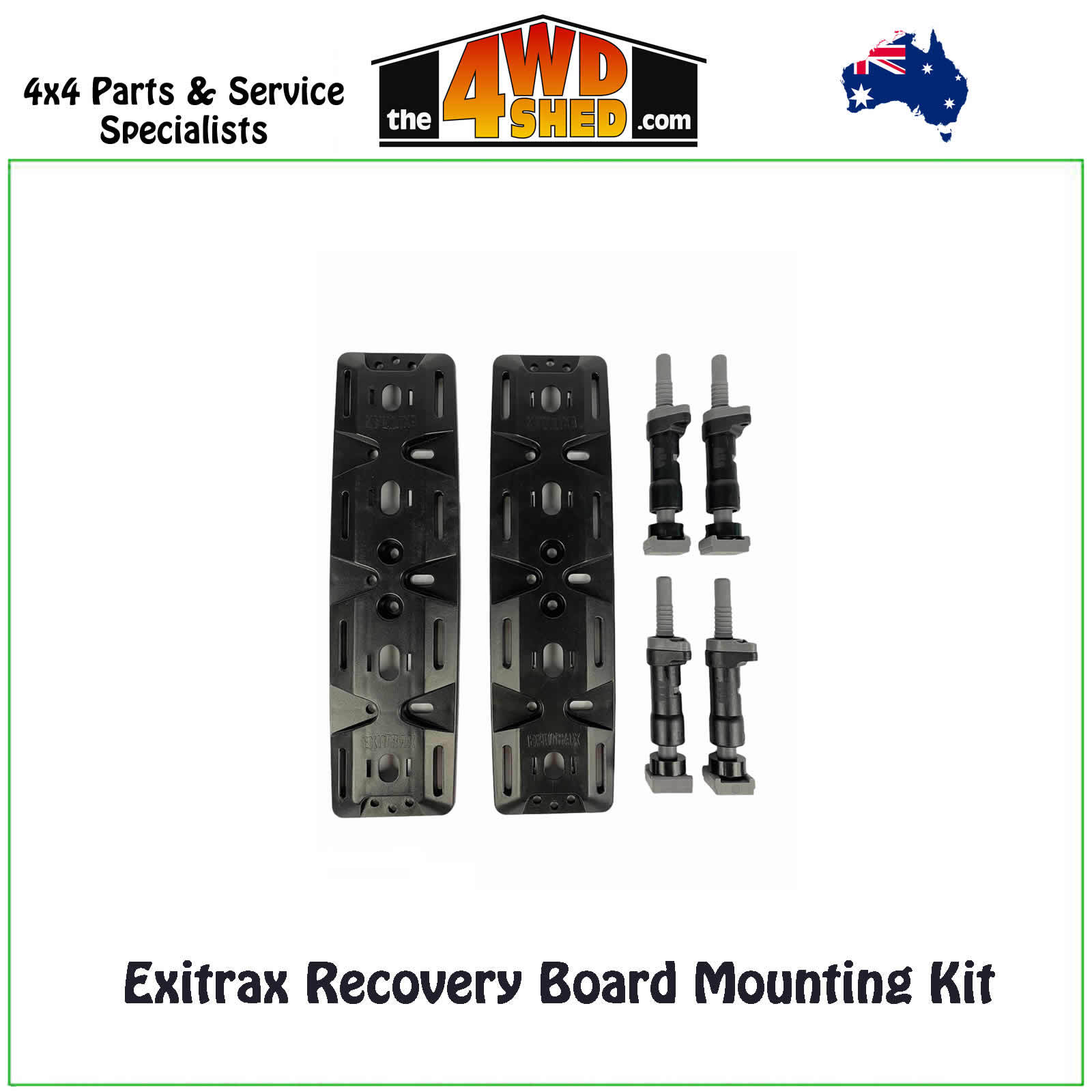 Exitrax Recovery Board Mounting Kit — 4x4 Down Under