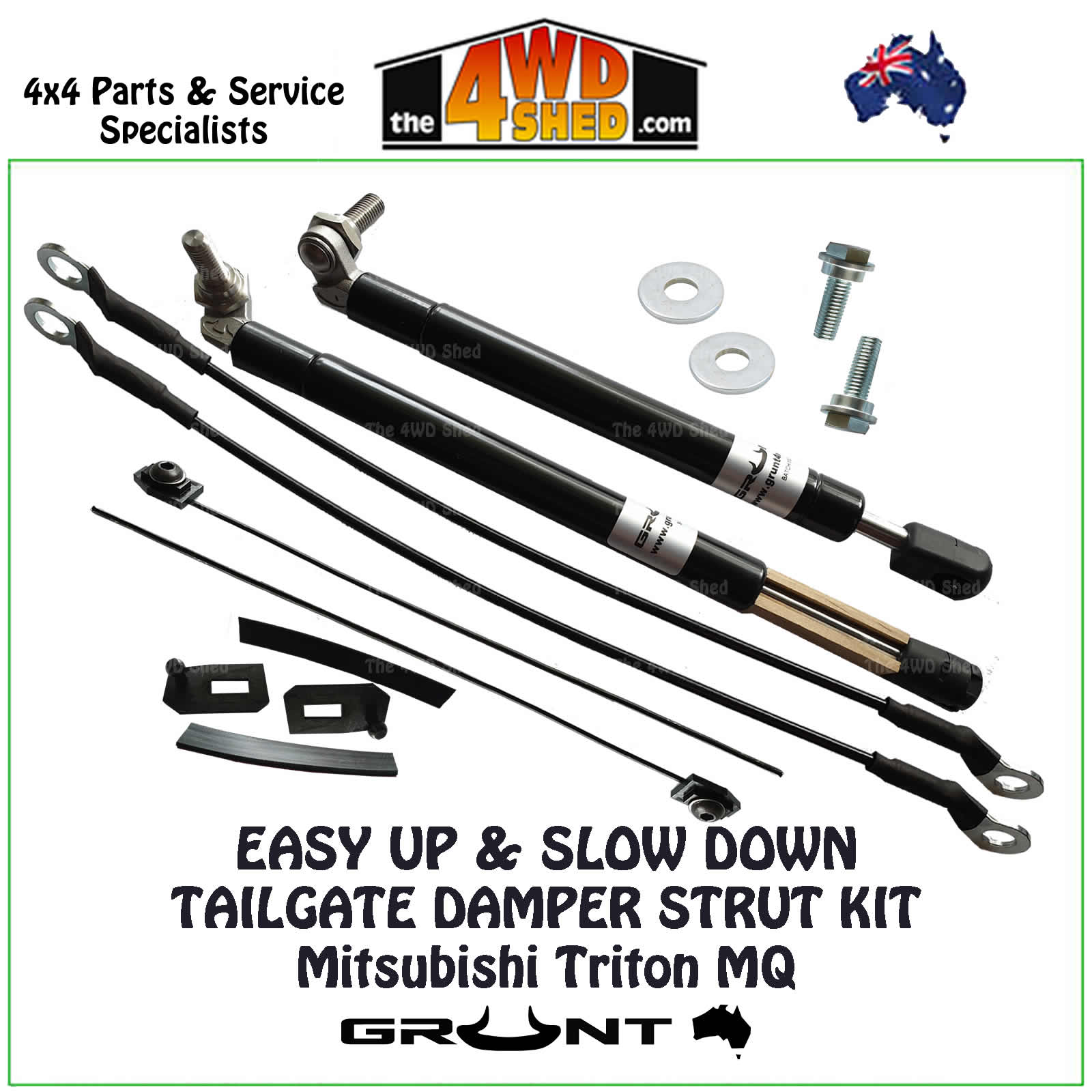 Easy UP & Slow Down Tailgate Strut Kit Mitsubishi Triton MQ