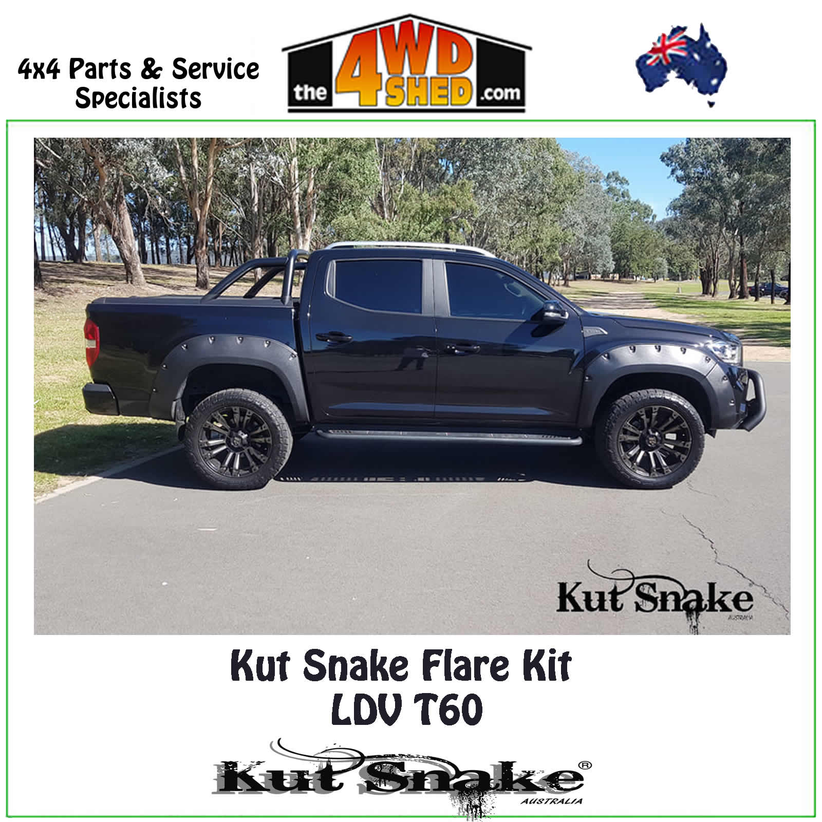 Kut Snake Monster Flare Kit LDV T60 FULL KIT
