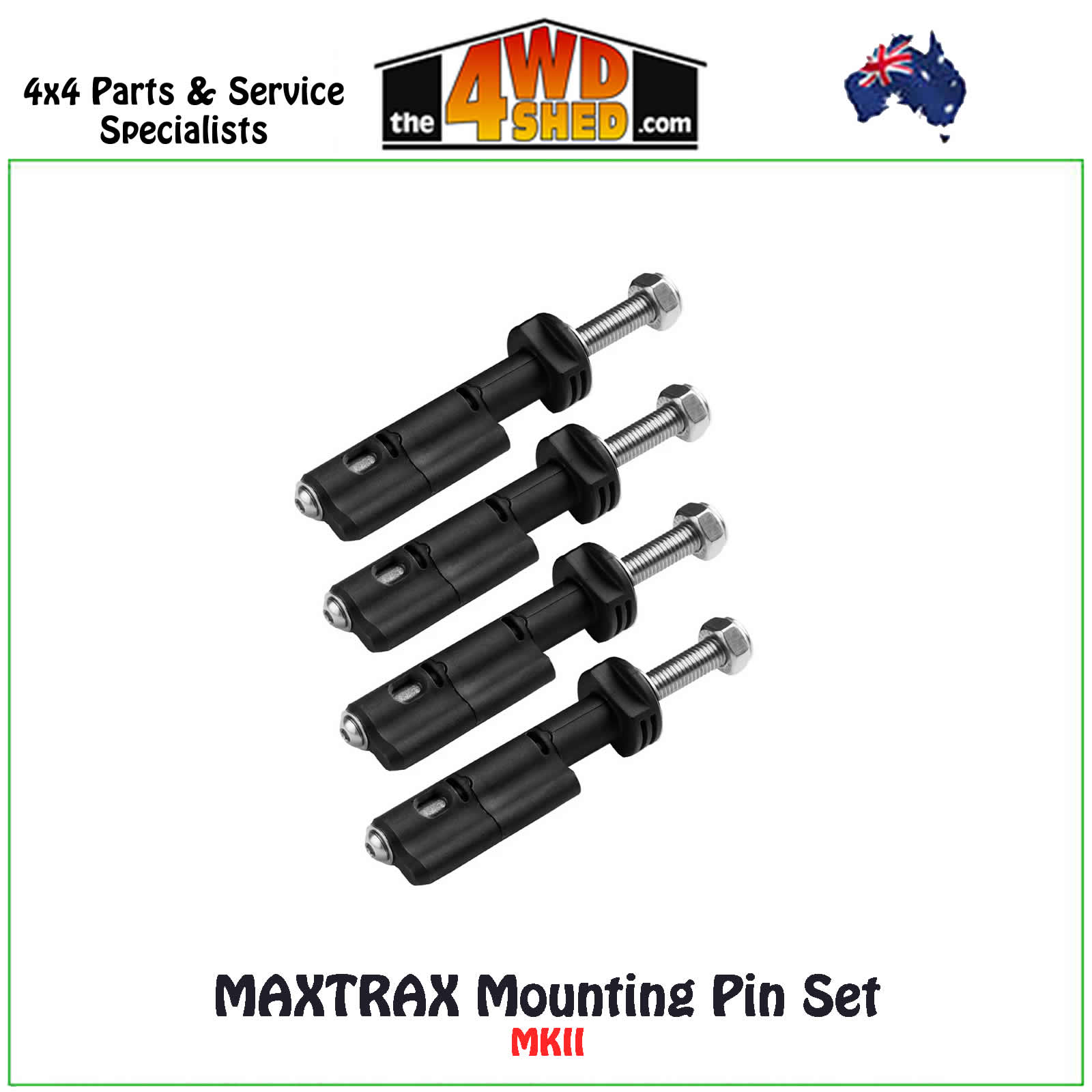 Maxtrax Mounting Pin Set Mkii 