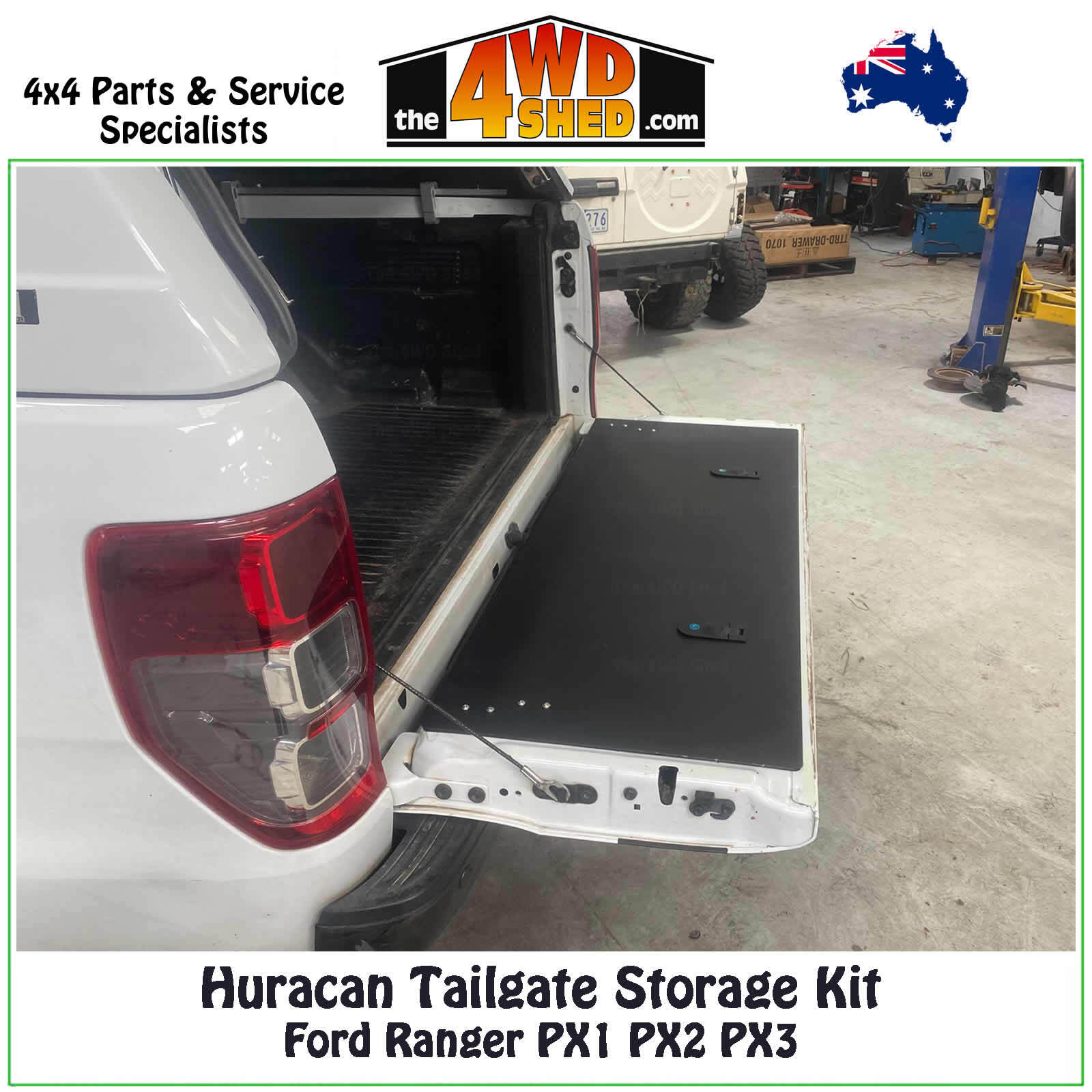 Ford Ranger Tailgate Storage