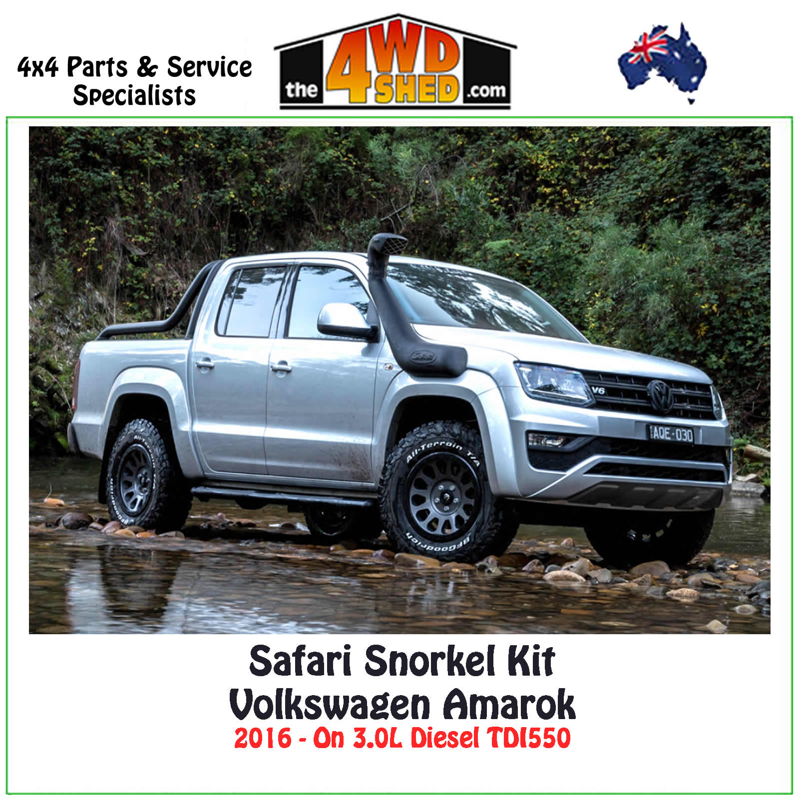 Snorkel for Navara NP300 pickup raised air intake safari off road accessories