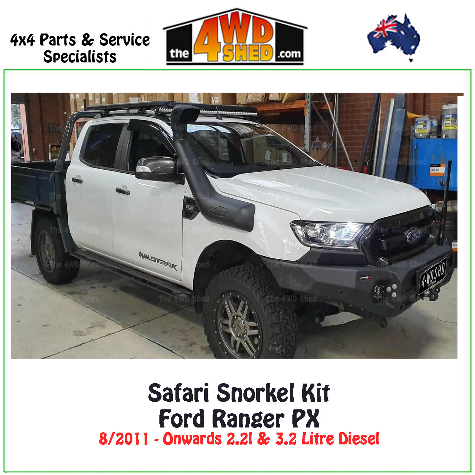 safari snorkel ford ranger px3