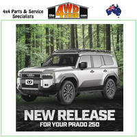 TrailMax ALLOY Roof Rack Platform System Toyota Prado 250 Series 2024-On