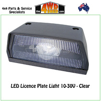 LED Licence Plate Light 10-30V - Clear