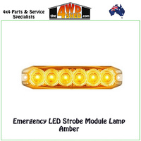 Emergency IP67 LED Strobe Module Lamp Amber