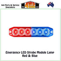 Emergency IP67 LED Strobe Module Lamp Red & Blue