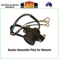 Warn 16296 - 3 Wire Socket Assembly Plug for Remote