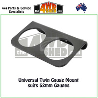 Universal Twin Gauge Mount - suits 52mm Gauges
