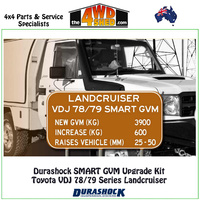 Durashock SMART GVM Upgrade Kit Toyota VDJ 78 79 Series Landcruiser