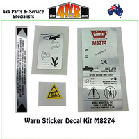 Warn 38307 - Sticker Decal Sticker Set M8274