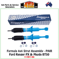 Front Strut Assembly Ford Ranger PX Mazda BT50 11/2011-On - Pair