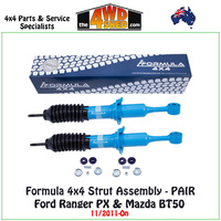 Formula 4x4 Strut Assembly PAIR Ford Ranger PX Mazda BT50 11/2011-On