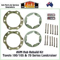 AVM Hub Rebuild Kit Toyota 100 105 76 78 79 Series Landcruiser