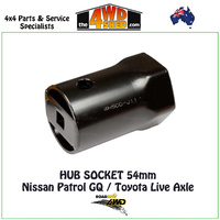 54mm Hub Socket - Nissan Patrol GQ / Toyota Live Axle