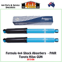 Rear Shock Absorbers Toyota Hilux GUN 2015-On - Pair