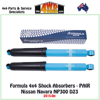 Rear Shock Absorbers Nissan Navara NP300 D23 2015-On - Pair