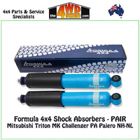 Formula 4x4 Shock Absorbers PAIR Mitsubishi Triton MK
