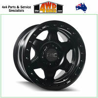 DWC Lockup Alloy Wheel 16x8.5 0P 5x150 CB110 1500kg - Black