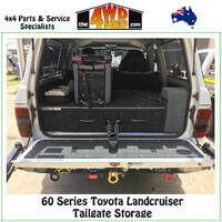 60 Series Toyota Landcruiser Tailgate Storage