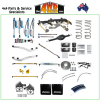 Superior VSB14 Street Legal 3 Inch Lift (75mm) Coil Converted Lift Kit 4T GVM Eligible Toyota Landcruiser 79 Series 2007-2016 Pre-DPF Models