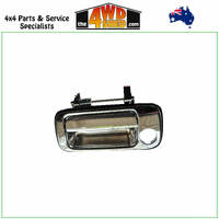 Front Chrome Door Handle Toyota Landcruiser 80 Series - Left