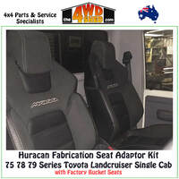 Seat Adapter Kit 75 78 79 Series Toyota Landcruiser Single Cab with Factory Bucket Seats
