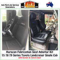 VE Commodore Front Seats into 75 78 79 Series Landcruiser Single Cab Adaptor Kit