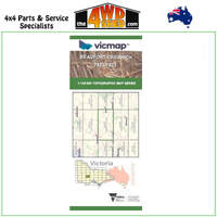 Beaufort Creswick VicMap 1:100 000 Topographic Map Series 7523-7623