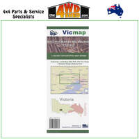 Bacchus Marsh Melbourne VicMap 1:100 000 Topographic Map Series 7722-7822