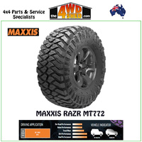 Maxxis Mud Terrain Tyre RAZR MT772 LT265/70R16 121/118Q 10PR