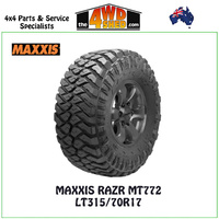 Maxxis Mud Terrain Tyre RAZR MT772 LT315/70R17 121/118Q 8PR