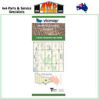 Mansfield Howitt VicMap 1:100 000 Topographic Map Series 8123-8223