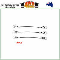 HD or XD Hitch Pin Lanyard Spare Part - Triple