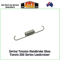 Spring Tension Handbrake Shoe Toyota 200 Series Landcruiser