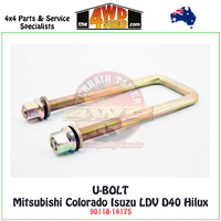 U Bolt Square Top Mitsubishi Triton Holden Colorado Isuzu DMAX LDV D40 Hilux