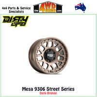 Dark Bronze Mesa 9306 Street Series 17x9 0P 5x150 CB110