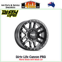 Matte Black Canyon PRO 9309 Street Series 17x9 0P 5x150 CB110.2