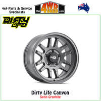 Satin Graphite Canyon 9310 Street Series 17x9 14P 6x139.7 CB106.2