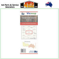 Trentham South VicMap 1:25 000 Topographic Map Series