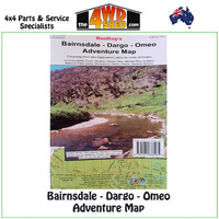Bairnsdale Dargo Omeo Adventure Map 1:100 000
